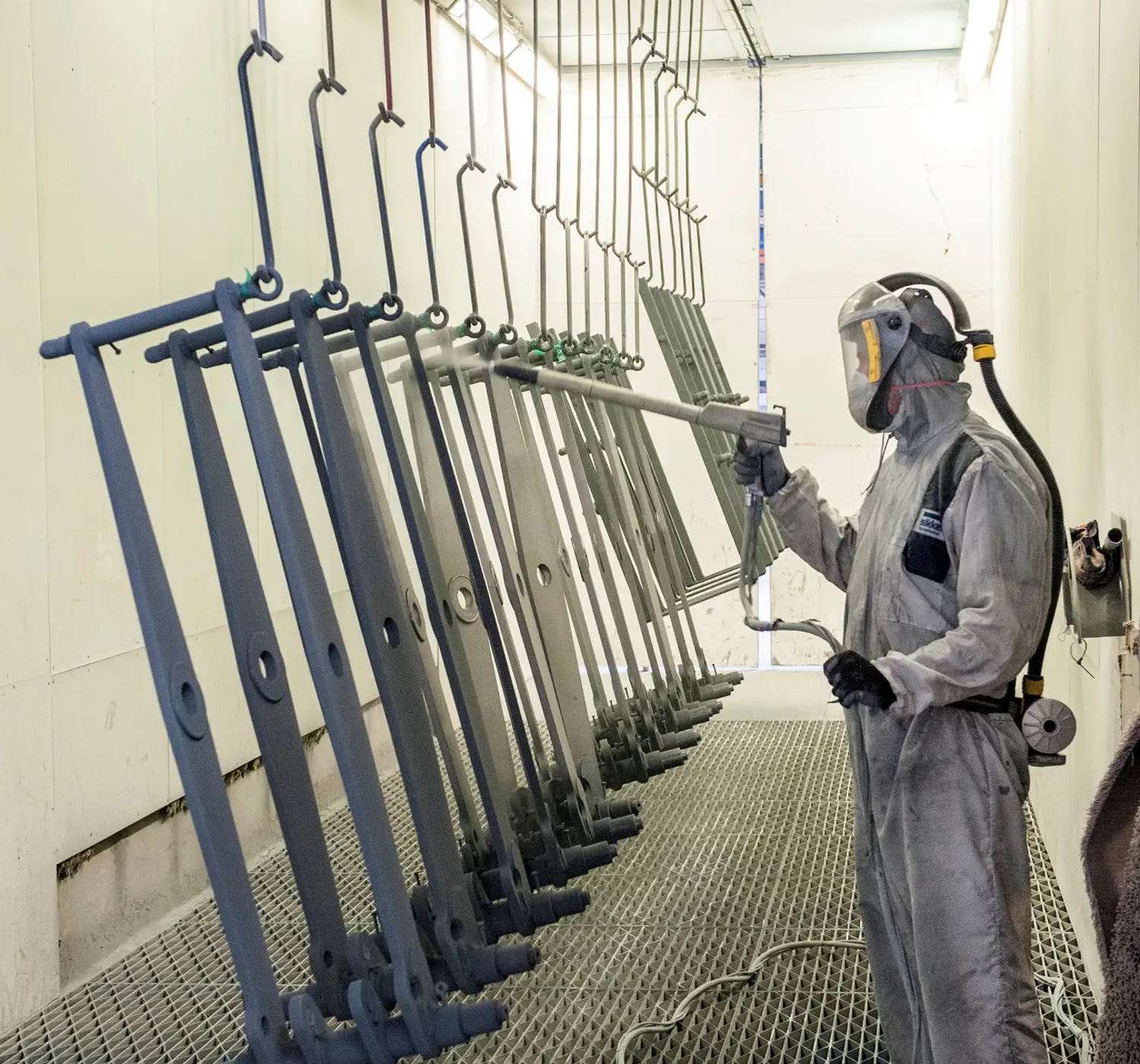 Staalconstructies poedercoat